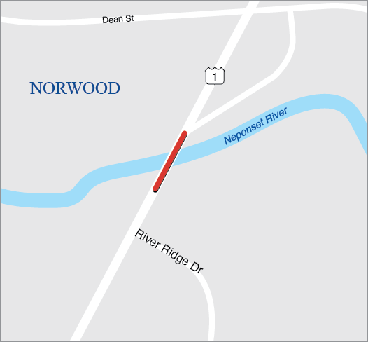 NORWOOD: BRIDGE PRESERVATION, N-25-026, PROVIDENCE HIGHWAY (STATE ROUTE 1) OVER THE NEPONSET RIVER NORWOOD: BRIDGE PRESERVATION, N-25-026, PROVIDENCE HIGHWAY (STATE ROUTE 1) OVER THE NEPONSET RIVER